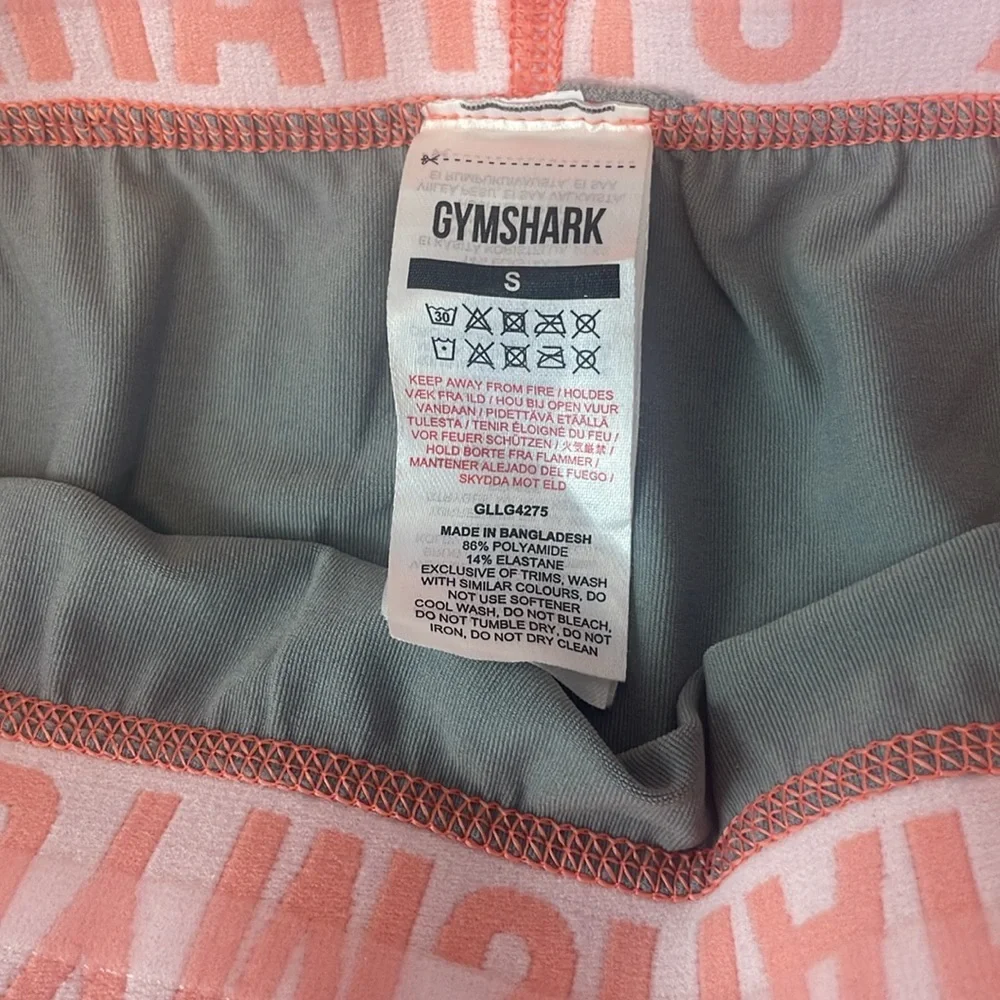 Gymshark Gray‎ and Pink women’s Joggers